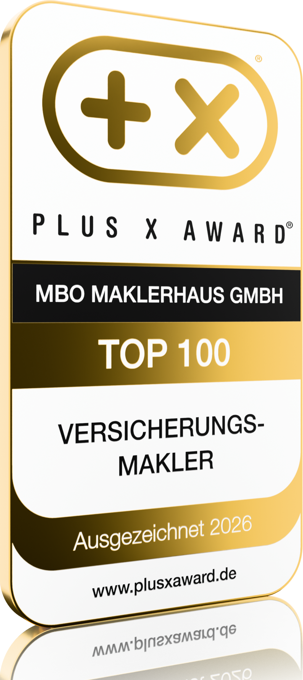 Plus X Award – Top 100 Versicherungsmakler 2026
