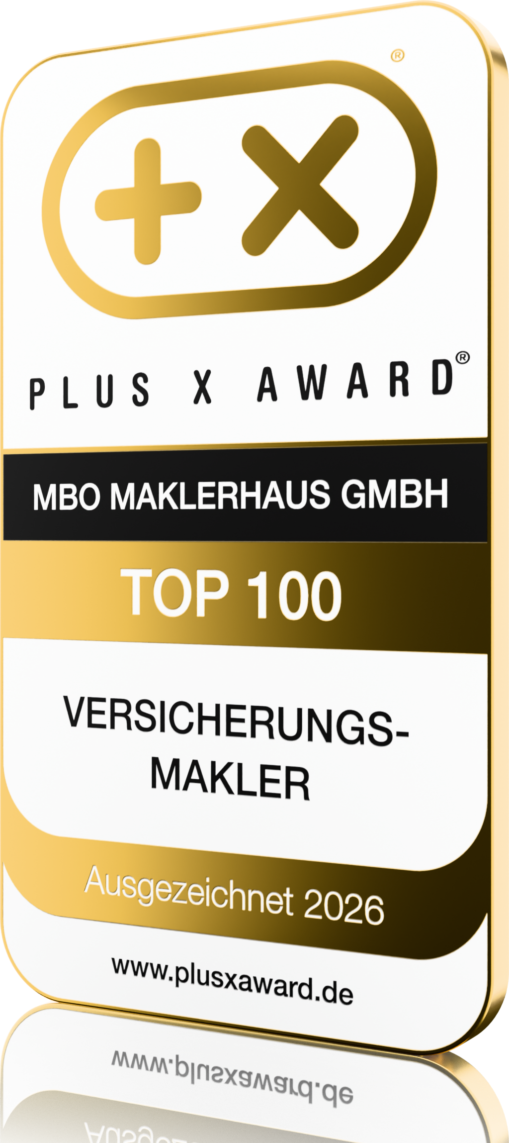Plus X Award – Top 100 Versicherungsmakler 2026